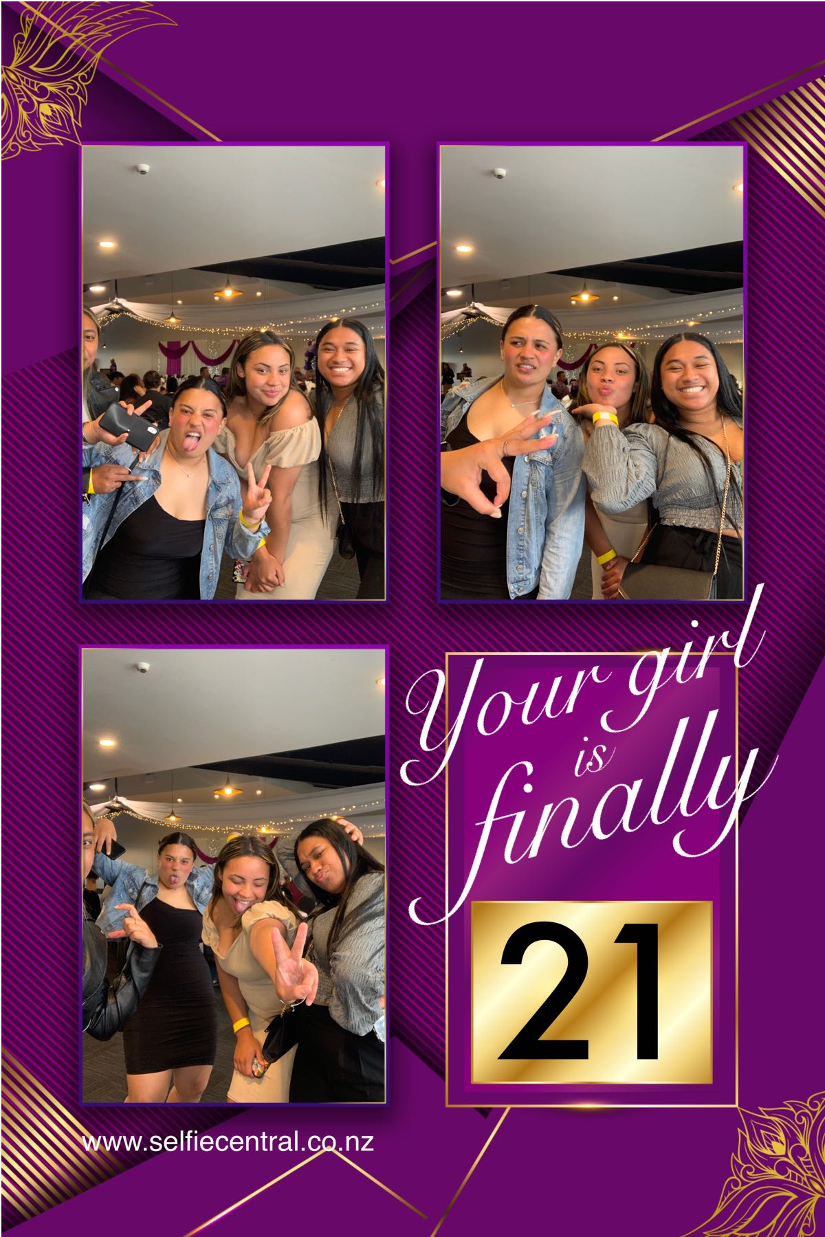 Your girl is finally 21 | View more photos from the event at gallery.photobooth.co.nz/u/SelfieCentral/Your-girl-is-finally-21